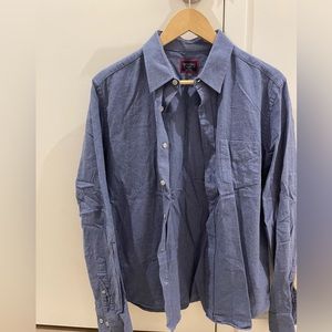 Untuckit Blue Button down